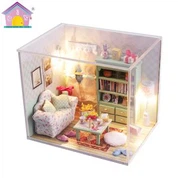 Maison de poupée de salon miniature