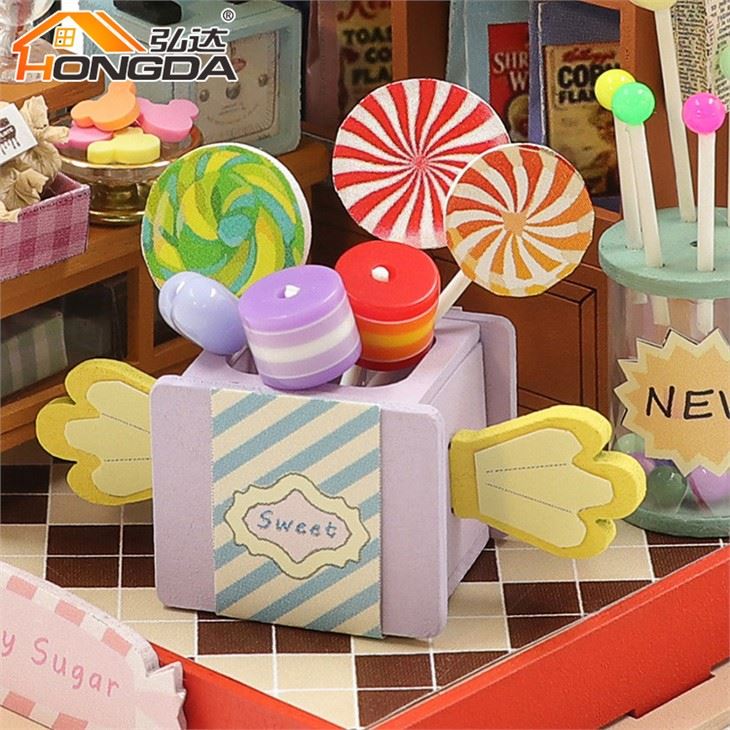 Hongda S2305 Happy Sugar High-quality DIY House Withe Light And Dust Cover