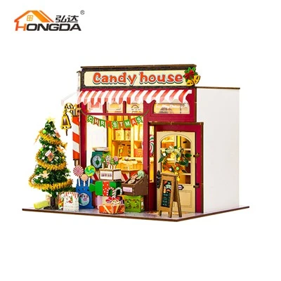 Kit de maison de poupée fait main bricolage de Noël