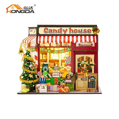 Kit de maison de poupée de bricolage de Noël