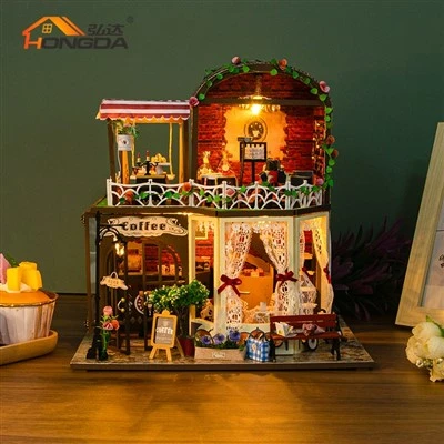Kit de maison de poupée miniature bricolage mignon
