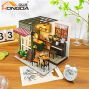 Kits de maison de poupée Cuteroom Café de l'après-midi