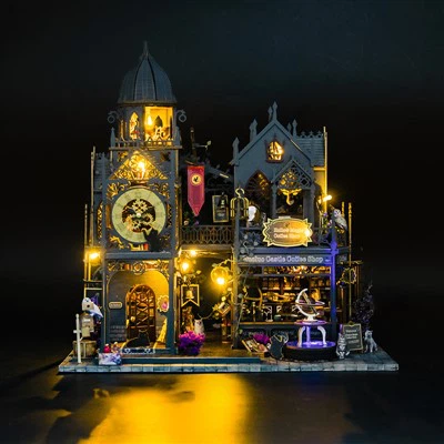 Maison de poupée en bois bricolage L2401, château de Huoluo
